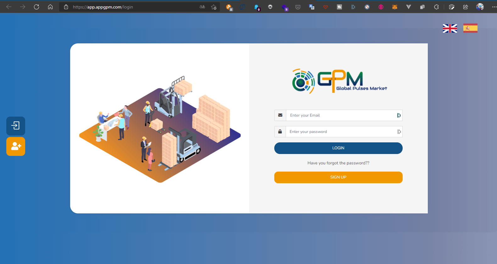 GPM Login E-commerce a la medida GPM Login