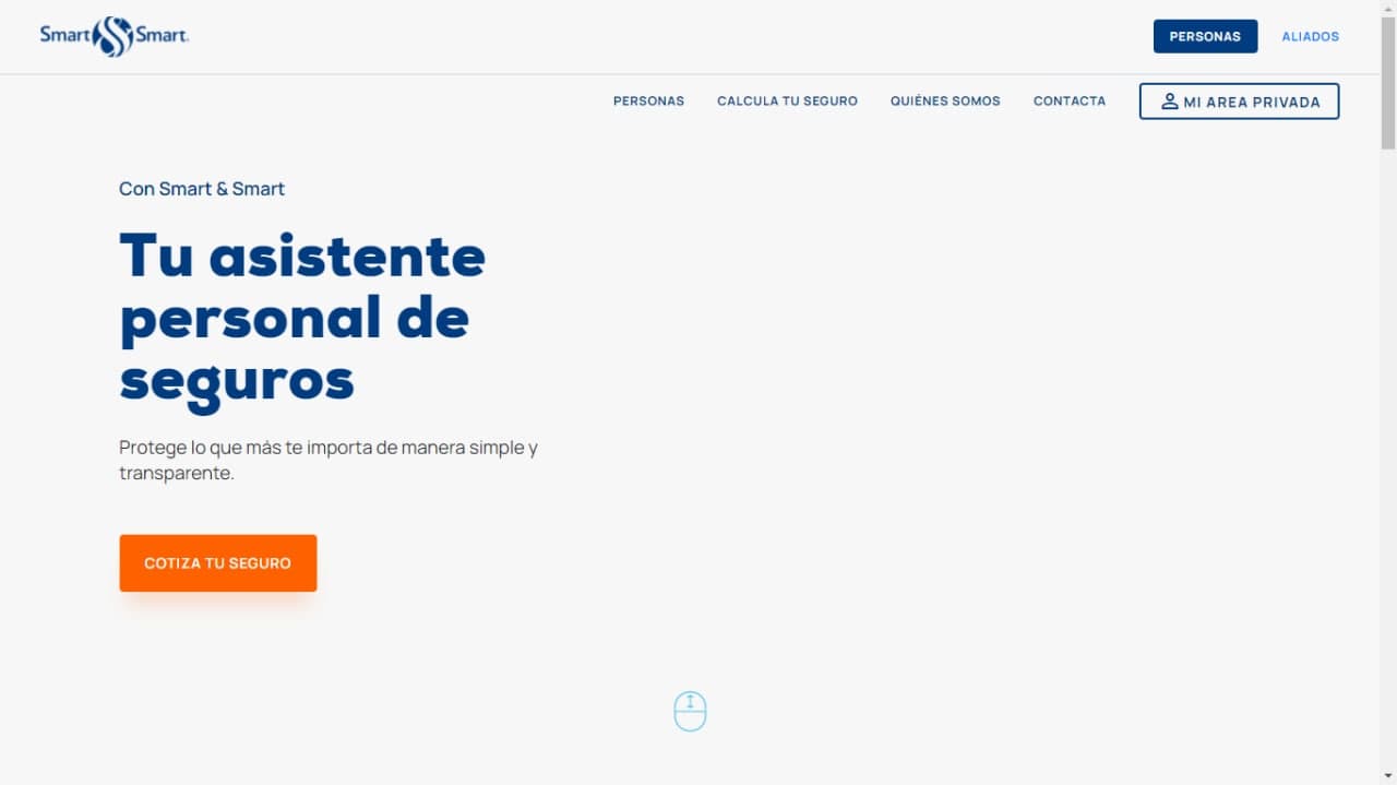 Sistema Cotización Smart&Smart Homepage